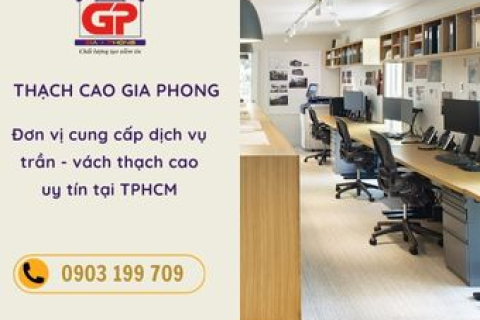 Decor trần - vách thạch cao cho văn phòng nhỏ: Giải pháp giúp không gian làm việc cao và thoáng hơn