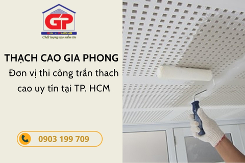 Cách Thi Công Trần Thạch Cao Tiêu Âm Đạt Chuẩn Tại TP. Hồ Chí Minh