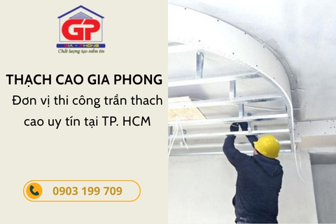 Dịch vụ thi công trần thạch cao Bình Dương