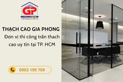 Dịch vụ thi công nhôm kính văn phòng tại Gia Phong