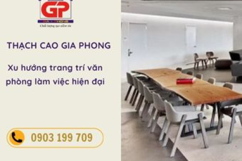 Xu hướng trang trí văn phòng làm việc hiện đại