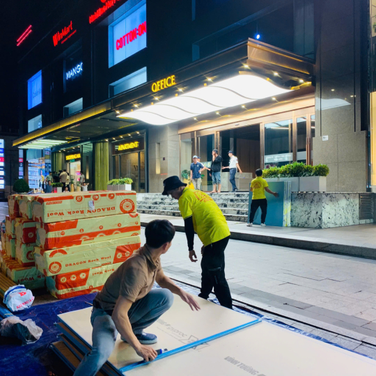 Dự án thi công văn phòng