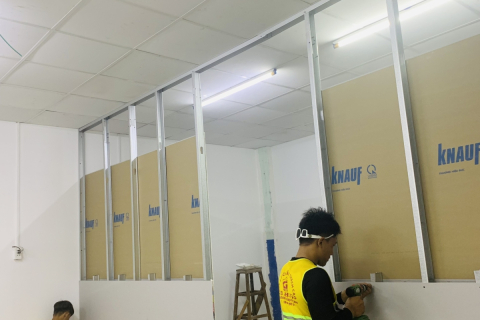 Thi công trần thạch cao Quận 10