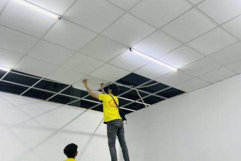 Thi công trần thạch cao Quận 12