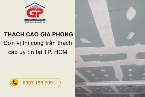 Dịch vụ thi công trần thạch cao Quận 12 uy tín, giá rẻ tại TPHCM