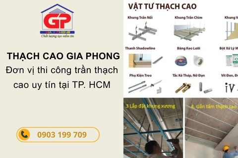 Thi công trần thạch cao Thủ Đức uy tín, chất lượng 
