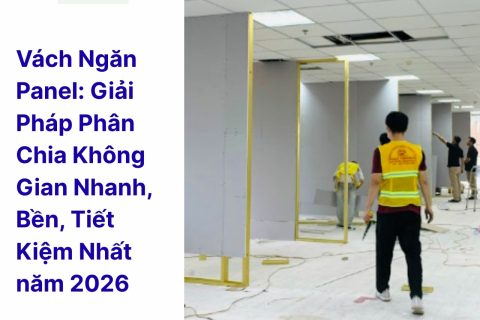 Vách Ngăn Panel: Giải Pháp Phân Chia Không Gian Nhanh, Bền, Tiết Kiệm Nhất năm 2026