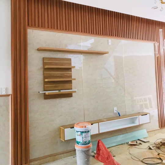 Công trình Sàn gỗ sàn nhựa, tấm ốp nhựa trang trí