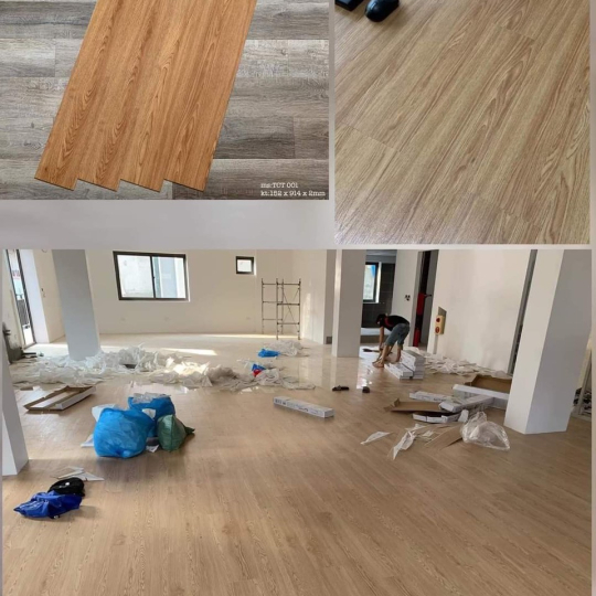Công trình Sàn gỗ sàn nhựa, tấm ốp nhựa trang trí