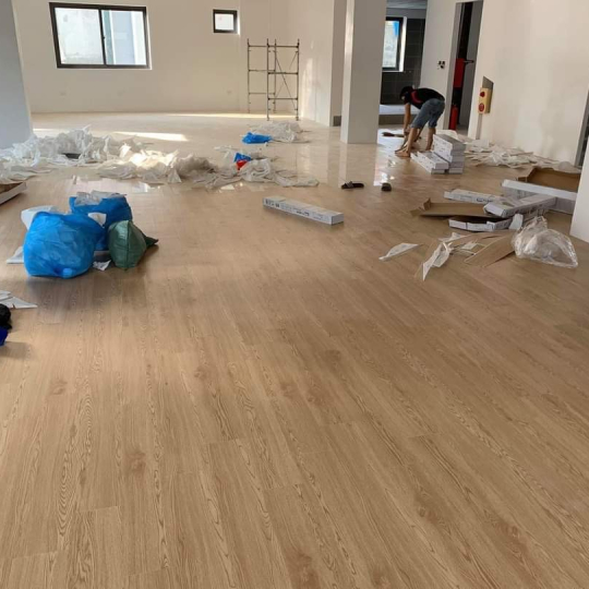 Công trình Sàn gỗ sàn nhựa, tấm ốp nhựa trang trí