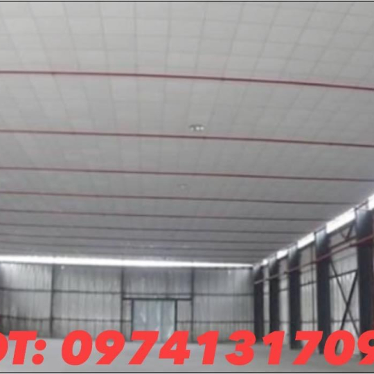 Thi công Thạch cao nhà kho , nhà xưởng 